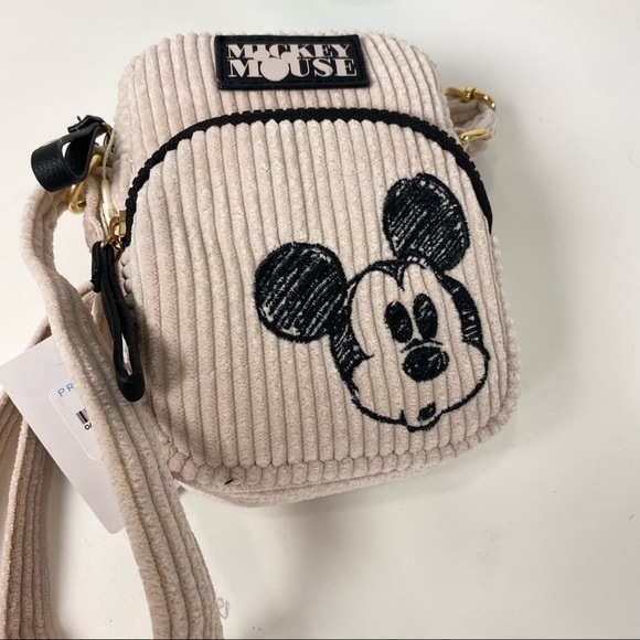 Disney Mickey Mouse Crossbody Phone Bag Pouch Purse - Picture 6 of 11
